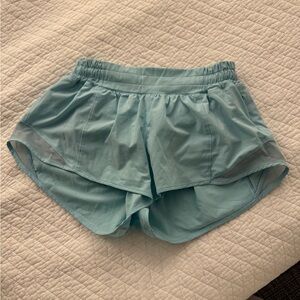 Light Blue Women's Athletic Shorts
